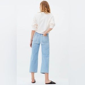 Citizens of Humanity Sacha High Rise Wide Leg Striped Pants Sz 28